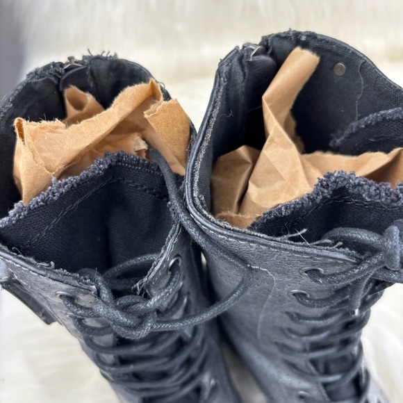 ROXY SEATTLE LACE UP COMBAT BOOTS SIZE 8.5 WOMANS - Picture 7 of 11